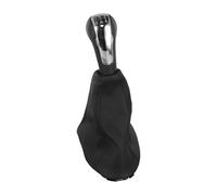 Pomo de palanca de cambios de 5 velocidades con protector de pierna, fundas de repuesto para Chevrolet para Spark Head y juego de ecuaciones, cubierta de palanca de cambios de velocidad (negro