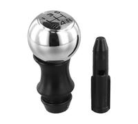 Pomo de palanca de cambios de 5 velocidades, palanca de cambios de plástico y aluminio, ten cuidado si te importa diseñado para un uso duradero con una durabilidad adecuada y consistente (negro)