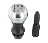 Pomo de palanca de cambios de 5 velocidades, palanca de cambios de plástico y aluminio, ten cuidado si te importa diseñado para un uso duradero con una durabilidad adecuada y consistente (rojo)