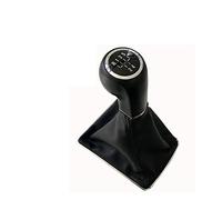 Pomo de palanca de cambios de coche de 5/6 velocidades con funda de cuero cromado, compatible con Opel Astra III H 1.6 Vauxhall 2004 2005 2006-2010 (nombre del color: perilla de 6 velocidades) (5