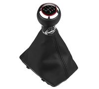 Pomo de palanca de cambios de coche de 6 velocidades, palanca de cambios manual, funda de palanca de cambios de coche, repuesto para A4 S4 B8 8K A5 8T Q5 8R para S-Line 2007-2015 Color de la palanca