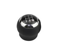 Pomo de palanca de cambios de coche de repuesto para Toyota Corolla RAV4 para Avensis para Yaris 5/6 velocidades, palanca de cambios de balonmano (plata, 6 velocidades) (negro, 5 velocidades)