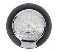 Pomo de palanca de cambios de cuero ABS de repuesto para Alfa 147 166 2008-2016 transmisión manual 5 velocidades 6 velocidades interior del coche manija de palanca (5 velocidades)