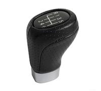 Pomo de palanca de cambios de cuero de 6 velocidades para BMW 3 5Series E60 E61 E28 E90 E36 E46 F30 X1 X3 X5 Z4, repuesto de cabezal de cambio manual negro interior del coche