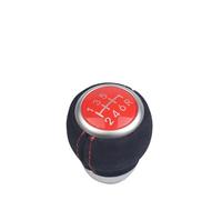 Pomo de palanca de cambios de cuero de ante de 6 velocidades de repuesto para Subaru para Outback para Legacy para Forester para Impreza STI para WRX 2009-2018 Su-Leath-Bla-Down-R6