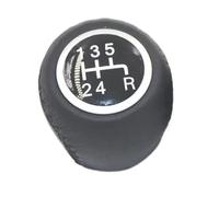 Pomo de palanca de cambios de cuero real de 5 velocidades para Fiat se adapta a Grande se adapta a Punto 2006-2012 para Linea 2007-2015 55344881 55349796