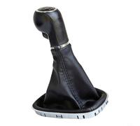 Pomo de palanca de cambios de repuesto para Corsa D E Adam, kit de cubierta de piel para palanca de cambios OEM 55496814, interior negro para pieza de repuesto (6 velocidades)