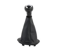 Pomo de palanca de cambios Frawacy 7591.T1 2403.CN de 5 velocidades con funda para Berlingo Partner 2008-… Juego de pomo de palanca de cambios negro con funda y cabezal de palanca de cambios.