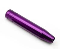 Pomo de palanca de cambios manual de 18 cm, construcción de aleación de aluminio para uso general, se adapta a palancas de cambios redondas de 8 mm, 10 mm, 12 mm para un cambio suave y preciso (morado