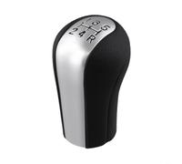 Pomo de palanca de cambios manual de 5 6 velocidades de cuero cromado mate | para Toyota | para Corolla | para Yaris | para Vitz | para RAV4 | para Aygo | para Verso | para interior de coche Avensis