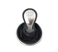 Pomo de palanca de cambios manual de 5 velocidades con funda de repuesto para Skoda Roomster (2006-2015) BBB negro con cromo