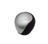 Pomo de palanca de cambios manual de 5 y 6 velocidades para coche, balonmano para Kia se adapta a Forte para Soul (cromo, 6 velocidades) (6 velocidades/cromo)