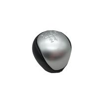 Pomo de palanca de cambios manual de 5 y 6 velocidades para coche, balonmano para Kia se adapta a Forte para Soul (cromo, 6 velocidades) (5 velocidades/cromo)