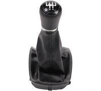 Pomo de palanca de cambios manual de cuero negro con agujero de 23 mm para modelos A3 8l 1996 2003 construcción suave control de conducción diseño ligero
