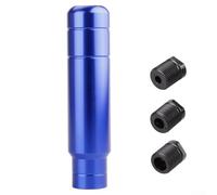 Pomo de palanca de cambios manual para coches hecho de aleación de aluminio con rigidez estructural y enfoque de precisión de cambio (azul)