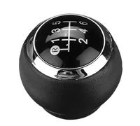 Pomo de palanca de cambios manual para Toyota, Corolla, Verso, Auris, Yaris, RAV4 2007-2013, perilla de palanca de cambios de 6 velocidades (plateado) (rojo)