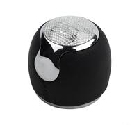 Pomo de palanca de cambios negro vintage para Alfa 147 y 166 modelos 2008 a 2016, cabeza de palanca de transmisión manual, construcción de ABS, elegante interior, fácil instalación sin herramientas