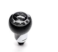 Pomo de palanca de cambios para coche Para A3 Para A4 B6 B7 B8 Para A6 S4 B8 8K Para A5 8T Para Q5 8R Perilla palanca cambios coche 5 6 velocidades Perilla cambio marchas manual Palanca( Silver 12345r