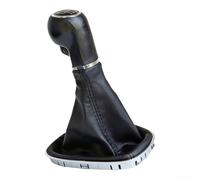 Pomo de palanca de cambios para Opel Corsa D E Adam, cubierta de cuero para palanca de cambios, OEM 55496814, 6 velocidades, negro (6 velocidades)