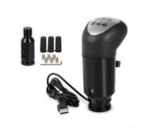 Pomo de palanca de cambios USB para simulador de camión, manual H Pattern Racing Gear Shifter compatible con G29 G27 y TH8A, para simulador de 18 velocidades Eaton Fuller para