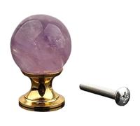 Pomo de puerta de armario con bola redonda de cristal para gabinete, tiradores de cajón para decoración simple de muebles, pomos de puerta de cocina