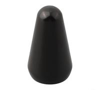Pomo de punta de interruptor de guitarra de metal para LP para guitarras eléctricas SG, roscado para tapa de interruptor de palanca, piezas de repuesto compatibles con Fender americano (1 unidad negro