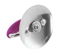 Pomo de repuesto de acero inoxidable para tapas de utensilios de cocina con forma ergonómica y cierre fiable (naranja)