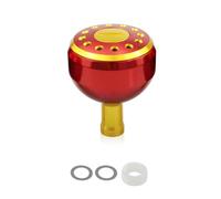 Pomo de repuesto para mango de rueda de línea de pesca, carrete de fundición de cebo de aleación de aluminio, perilla de alimentación de agua salada para agua dulce