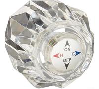 Pomo de repuesto para manija de ducha de baño moderno que ofrece un agarre cómodo y un ajuste sin costuras con sistemas de grifo existentes (sin transferencia)