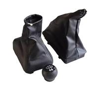 Pomo de repuesto para palanca de cambios, cubierta de pomo de palanca de cambios de freno de mano, compatible con Opel, Corsa C Combo 01-06, funda de piel para decoración de coche, accesorios de coche