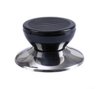 Pomo de repuesto para tapa de olla, paquete de 4 mangos de acero inoxidable para utensilios de cocina de vidrio, resistente al calor, agarre estilo baquelita para sartén, cacerola, tapas de cazuela