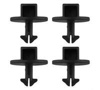 Pomo de tapa de filtro de aire, paquete de 4 para cortacésped 123P02 123P32 115P02, perillas de carcasa de filtro de plástico negro, número de pieza de repuesto 597244