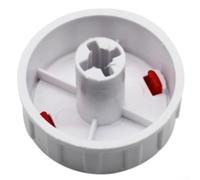 Pomo de termostato, tapa de interruptor, botón de calentador, repuesto de plástico de 40 mm para calentadores de aceite eléctricos de eje redondo de eje D, fácil instalación (1 pieza en forma de cruz)