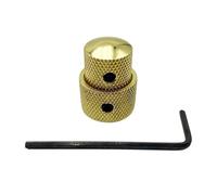 Pomo de volumen de metal resistente para bajos/guitarras, estabilidad, instalación rápida y acabado elegante, precisión de bajos, volúmenes