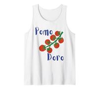 Pomo doro Roma Italia tomates Verano italiano Camiseta sin Mangas