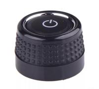 Pomo giratorio de radio de coche, para Golf 6 para Skoda, número de pieza OEM 6C0919603, botón de interruptor de volumen de perilla de CD de audio de navegación (1 pieza izquierda)