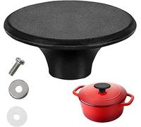 Pomo holandés para horno compatible con sartén Le Creuset, repuesto de mango de tapa de ollas, para Lodge, Aldi y otros hierro fundido esmaltado (paquete de 1)