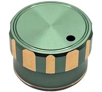 Pomo mecánico de ajuste de freno para carrete de pesca para modelos de fundición ZEORSHIS, aleación de aluminio con estructura emisora de sonido, pieza de repuesto para afinación precisa (verde dorado