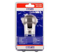 Pomo palanca cambio Sparco lazio símil piel gris cromado