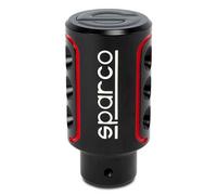 Pomo palanca cambio Sparco Racing negro y rojo