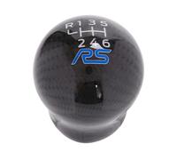 Pomo Palanca Cambios para Ford para Focus RS para Fiesta 6 Velocidades Racing RS Perilla De Palanca De Cambios De Fibra De Carbono Palanca Velocidad Coche