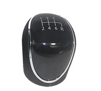 Pomo Palanca Cambios para Ford para Mondeo V MK5 2015-2019 Palanca Manual Balonmano 5/6 Velocidad Perilla Palanca Cambios Coche Cabeza Tapa Palanca Cambios Cuero Pomo De Cambio(1 2 3 4 5 6 R)