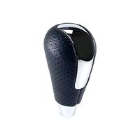 Pomo Palanca Cambios para Mazda 3 BK BL para Mazda 6 GG GH Perilla De Palanca De Cambios Automática para Automóvil Perilla De Cambio De Marchas Palanca De Cambios Palanca Velocidad(Chrome with Hole)