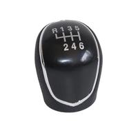 Pomo Palanca Cambios para Mitsubishi para Outlander II 2007-2012 Perilla de Cambio de Marchas Manual de 6 velocidades Tapa de Palanca de Cambios Palanca de Cambios Pomo De Cambio(Negro)