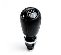 Pomo Palanca Cambios para Seat para Leon 1M1 (2002 2003 2004 2005 2006) Perilla Cambio Marchas 5/6 Velocidades con Funda Piel Sintética Orificio 12 Mm Pomo Palanca Cambios Coche(6 Speed knob)