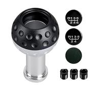 Pomo Palanca Cambios para VW para GTI para Jetta para Golf 5 Velocidades Manual De Coche Trans Palanca De Cambio De Marchas Perilla De 6 Velocidades Perilla De Cabeza Pomo De Cambio(Negro)