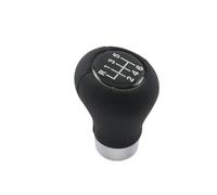 Pomo Palanca Cambios Perilla De Cambio De Marchas De Cuero De 5 Y 6 Velocidades para Coche Serie 1 3 5 Y 6 E30 E32 E34 E36 E38 E39 E46 E53 E60 E63 E83 E84 E90 Y E91 Palanca Velocidad(Black 6-Speed)