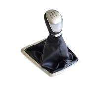 Pomo palanca de cambio Compatible con Ford para Focus 2 MK2 FL para C-MAX 2006-2011 MK3 MK4 MK7 para Galaxy 5 6 velocidades Manual perilla de palanca cambios de coche bota de polaina(2,5 speed)