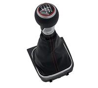 Pomo Palanca de Cambios,Palanca de Cambios Coche 5/6 SPEED COCHE COCHE STYLING ENGANO MANILA DE CAMBIO DE CUBIERTA CUBIERTA DE CUBIERTO Uso Apto Para VW Golf MK5 MK6 Golf 5 6 A6 Conejo Jetta Mk6 2009-