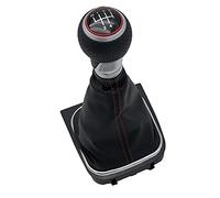 Pomo Palanca de Cambios,Palanca de Cambios Coche 5/6 SPEED COCHE COCHE STYLING ENGANO MANILA DE CAMBIO DE CUBIERTA CUBIERTA DE CUBIERTO Uso Apto Para VW Golf MK5 MK6 Golf 5 6 A6 Conejo Jetta Mk6 2009-